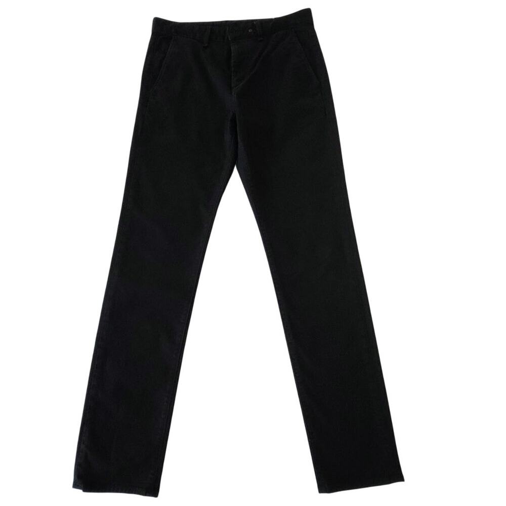 Rag & Bone NYC Mens Slim Fit Black Straight Leg Size 33 Designer Modern Trousers - Picture 2 of 11